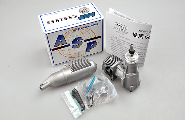 ASP 2 Stroke S46AII Engine. RC Airplane - Click Image to Close